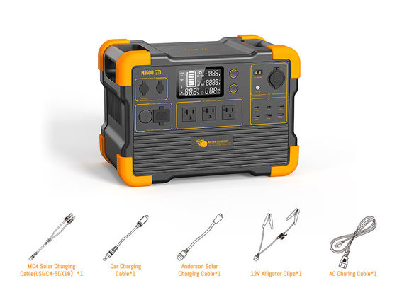 ราคาดี เครื่องกำเนิดไฟฟ้าโซลาร์เซลล์ UPS 2000W พร้อมจอ LCD แสดงผลแบบเรียลไทม์ แหล่งจ่ายไฟเข้าหลายช่องทาง และที่ชาร์จโทรศัพท์แบบไร้สาย ออนไลน์