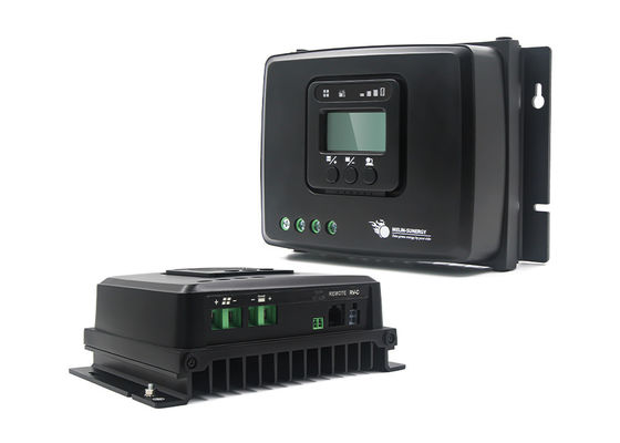 30A MPPT Charge Regulator IP43 ปรับการชาร์จแผงแสงอาทิตย์ BMS ตื่นสําหรับแบตเตอรี่ PO4 100V