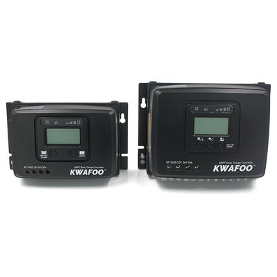 หน้าจอ LCD 12V / 24V 40A RV MPPT เครื่องควบคุมการชาร์จแสงอาทิตย์ BMS Wake Up Technolog