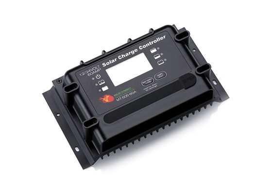 ราคาดี เครื่องควบคุมการชาร์จแสงอาทิตย์ดิจิตอล 60A PWM 12V 24V พร้อมจอระยะไกล ออนไลน์