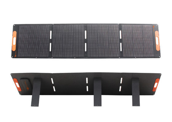แผงโซลาร์เซลล์พับได้แบบพกพา IP65 กันน้ำ 200W พร้อมเคลือบ ETFE และ 600D PVC สำหรับการชาร์จแคมป์ปิ้งที่มีประสิทธิภาพ