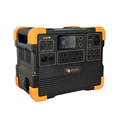 LCD Display UPS โจ๊กเนอร์พลังงานแสงอาทิตย์ 2200W แหล่งพลังงานที่เก็บเก็บด้วยพอร์ต USB หลายช่อง