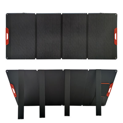 แผงโซลาร์เซลล์แบบพับได้พกพาได้ขนาด 400 วัตต์ 40V พร้อมการรับประกัน 3 ปีสำหรับรถคาราวาน