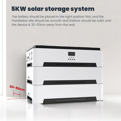 ราคาดี ระบบเก็บพลังงานแสงอาทิตย์ 5KW Off Grid สําหรับระยะความกระชับกําลังการทํางาน PV 120 - 500V ออนไลน์