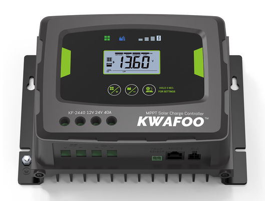 RV 40a mppt เครื่องควบคุมการชาร์จแสงอาทิตย์ เครื่องควบคุมการชาร์จแบตเตอรี่กรดดินและแบตเตอรี่ลิธี